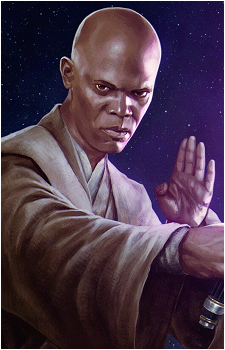 Mace Windu — Star Wars card artwork