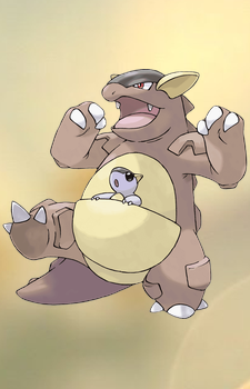 Kangaskhan — Pokemon card artwork