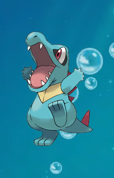 Totodile — Pokemon card artwork