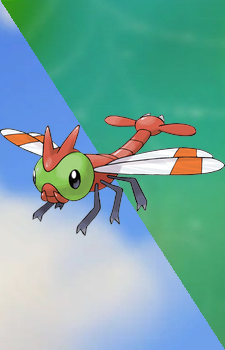 Yanma — Pokemon card artwork