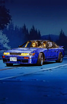 Nissan SilEighty — Initial D card artwork