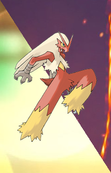 Blaziken — Pokemon card artwork