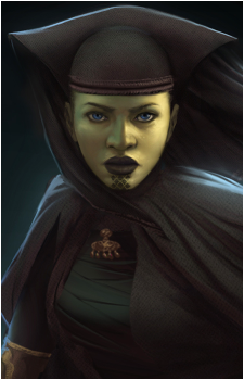 Luminara Unduli — Star Wars card artwork