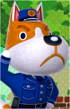 Copper — Animal Crossing card artwork