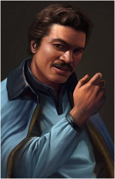Lando Calrissian — Star Wars card artwork