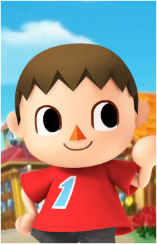 Villager M — Animal Crossing card artwork