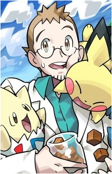 Professor Elm — Pokemon Characters card artwork