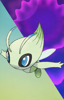 Celebi — Pokemon card artwork