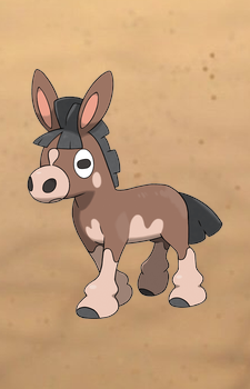 Mudbray — Pokemon card artwork