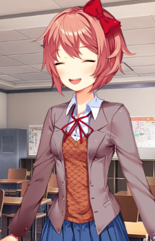 Sayori — Doki Doki Literature Club card artwork