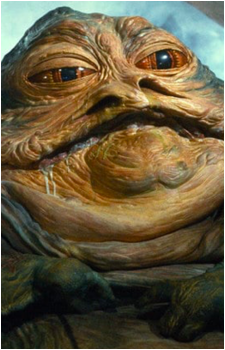 Jabba the Hutt — Star Wars card artwork