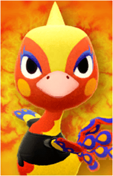 Phoebe — Animal Crossing card artwork