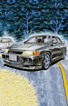 Mitsubishi LanEvo III — Initial D card artwork