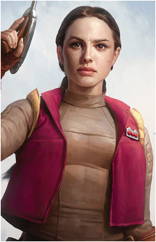 Padmé Amidala — Star Wars card artwork