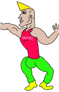 The Chad — Meme card artwork