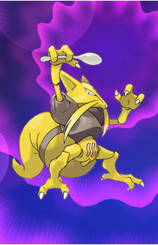 Kadabra — Pokemon card artwork