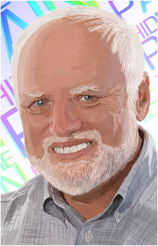 Harold — Meme card artwork