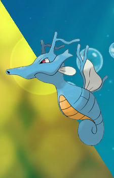 Kingdra — Pokemon card artwork