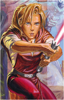 Vima Sunrider — Star Wars card artwork