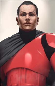 Captain Cardinal — Star Wars card artwork