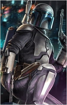 Jango Fett — Star Wars card artwork