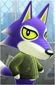 Lobo — Animal Crossing card artwork