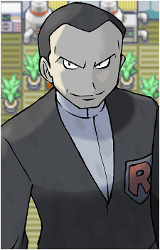 Giovanni — Pokemon Characters card artwork