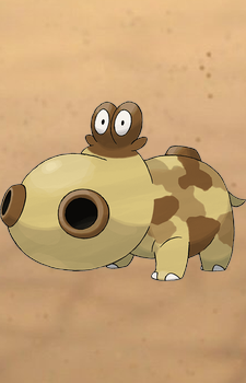 Hippopotas — Pokemon card artwork