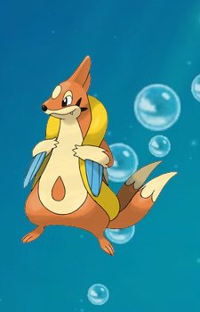Floatzel — Pokemon card artwork