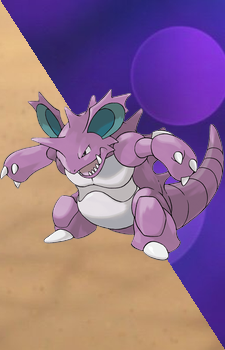 Nidoking — Pokemon card artwork