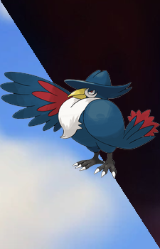 Honchkrow — Pokemon card artwork