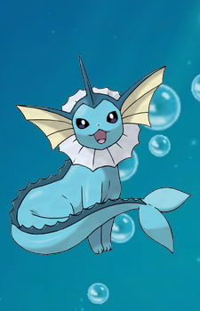 Vaporeon — Pokemon card artwork