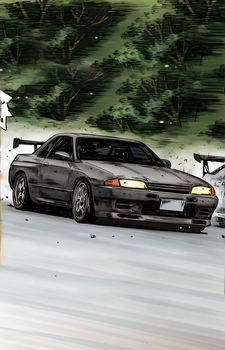 Nissan GT-R32 — Initial D card artwork