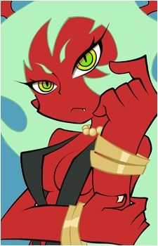 Demon Scanty — Panty and Stocking card artwork
