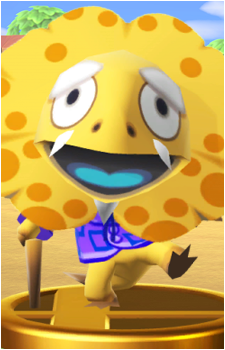 Frillard — Animal Crossing card artwork