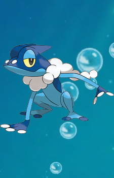 Frogadier — Pokemon card artwork