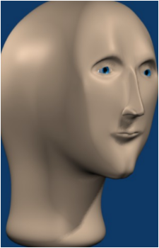 Surreal Meme Man — Meme card artwork