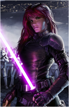 Mara Jade — Star Wars card artwork