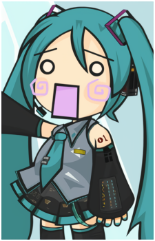 Miku Hachune — Fanloid card artwork