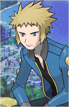 Volkner — Pokemon Characters card artwork