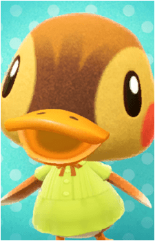 Molly — Animal Crossing card artwork