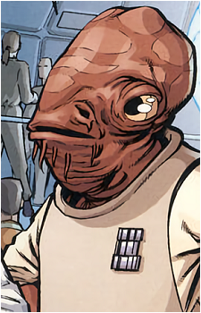 Admiral Ackbar — Star Wars card artwork