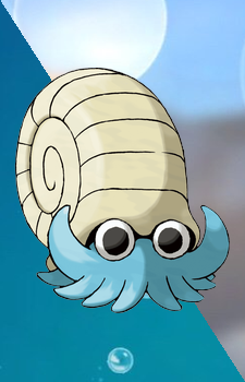Omanyte — Pokemon card artwork