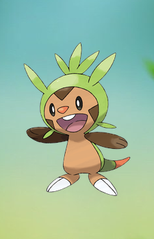 Chespin — Pokemon card artwork