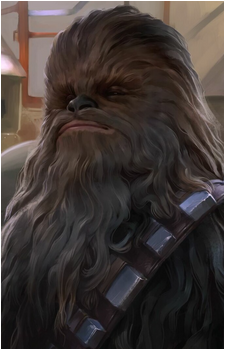 Chewbacca — Star Wars card artwork