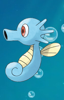 Horsea — Pokemon card artwork