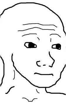 Wojak — Meme card artwork