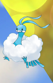 Altaria — Pokemon card artwork