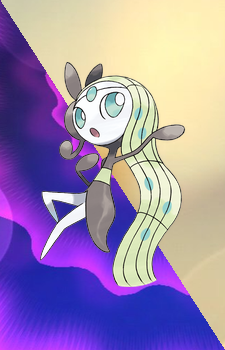 Meloetta — Pokemon card artwork