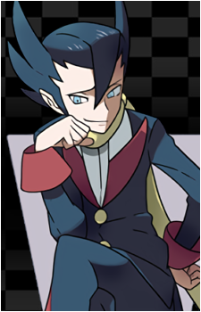 Grimsley — Pokemon Characters card artwork